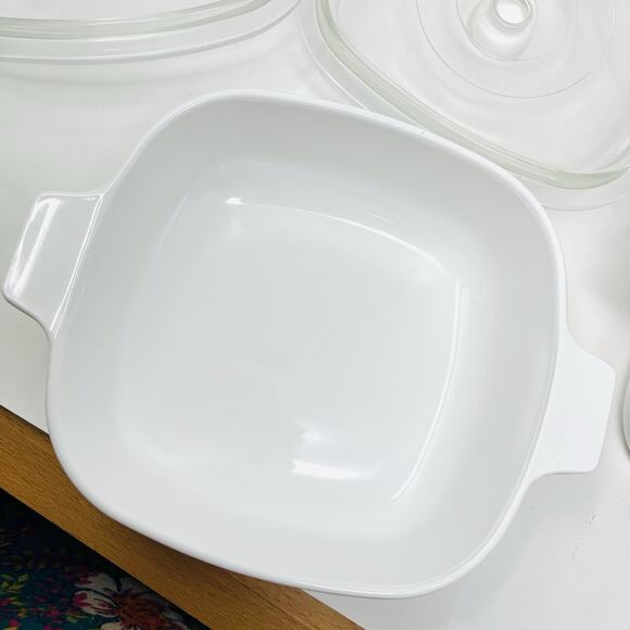 Vintage Corning Ware Casserole Baking Dishes x 3 Blue Cornflower (H4) 6 Pc USA - Picture 8 of 14